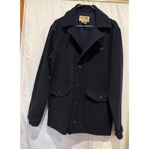 Miller Ranch By Cinch Men's Navy Wool Ranch Jacket    Sz SMALL